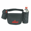 Fanny Pack W/ Water Bottle Holder & Cell Phone Pouch (13"x5 1/2"x2 1/2")